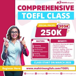 Comprehensive TOEFL Class